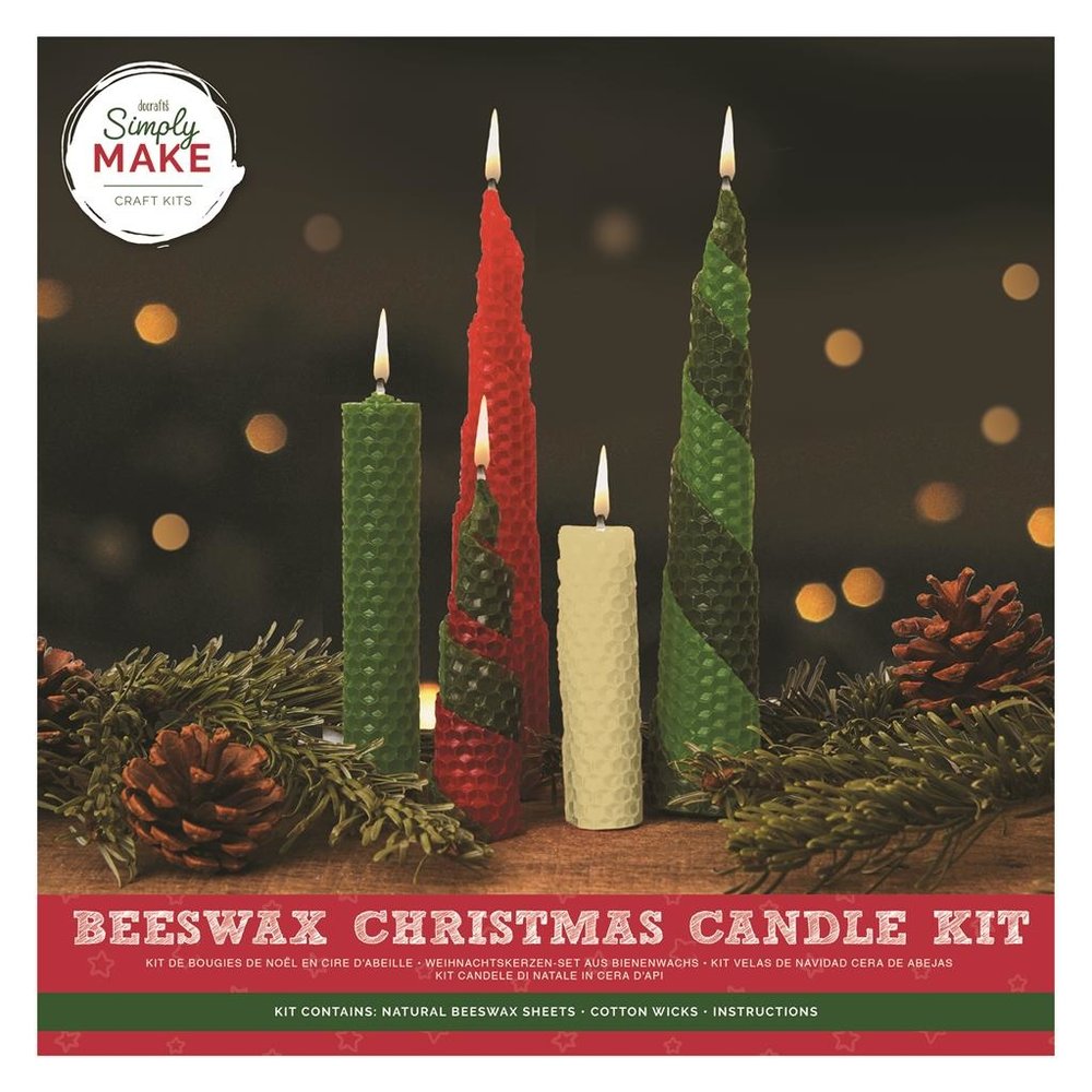 Simply Make Candle Kit Beeswax Christmas (DSM 105307) (OUTLET) Simply Make Candle Kit Beeswax Christmas (DSM 105307) (OUTLET)