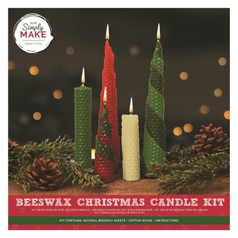 Simply Make Candle Kit Beeswax Christmas (DSM 105307) (OUTLET) Simply Make Candle Kit Beeswax Christmas (DSM 105307) (OUTLET)