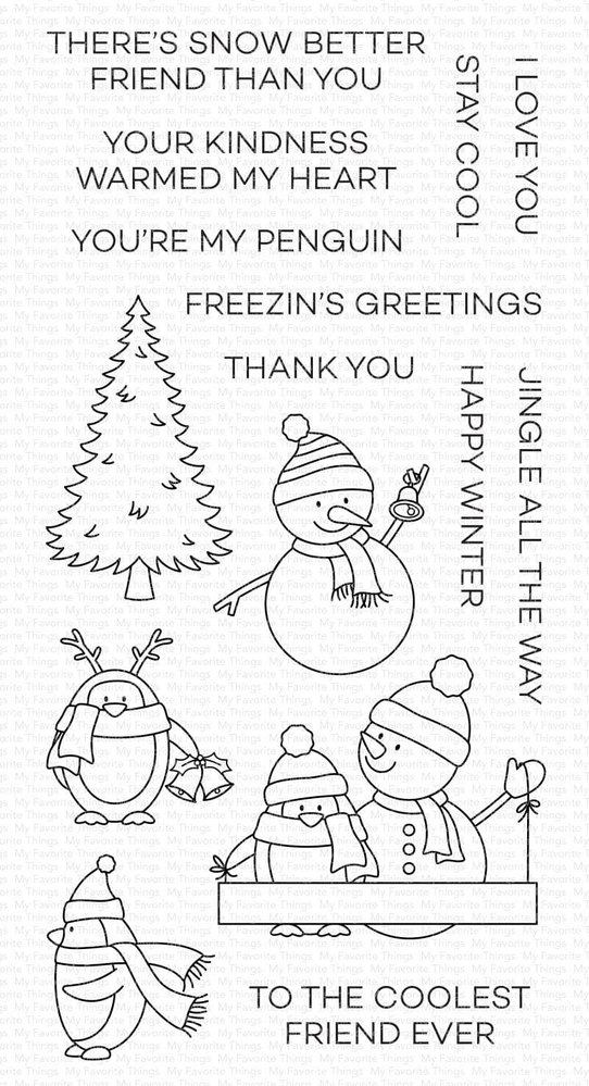 My Favorite Things Coolest Friends Clear Stamps (CS-729) (OUTLET)