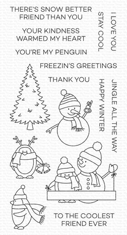 My Favorite Things Coolest Friends Clear Stamps (CS-729) (OUTLET)
