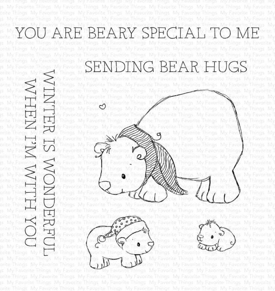 My Favorite Things Beary Special Clear Stamps (RAM-044) (OUTLET)