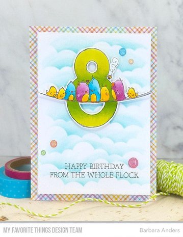 My Favorite Things Number Fun 8 Clear Stamps (RAM-045) (OUTLET)
