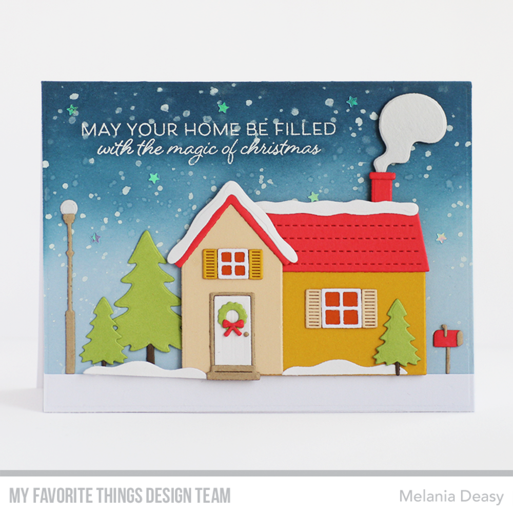 My Favorite Things Home for the Holidays Clear Stamps (CS-731) (OUTLET)