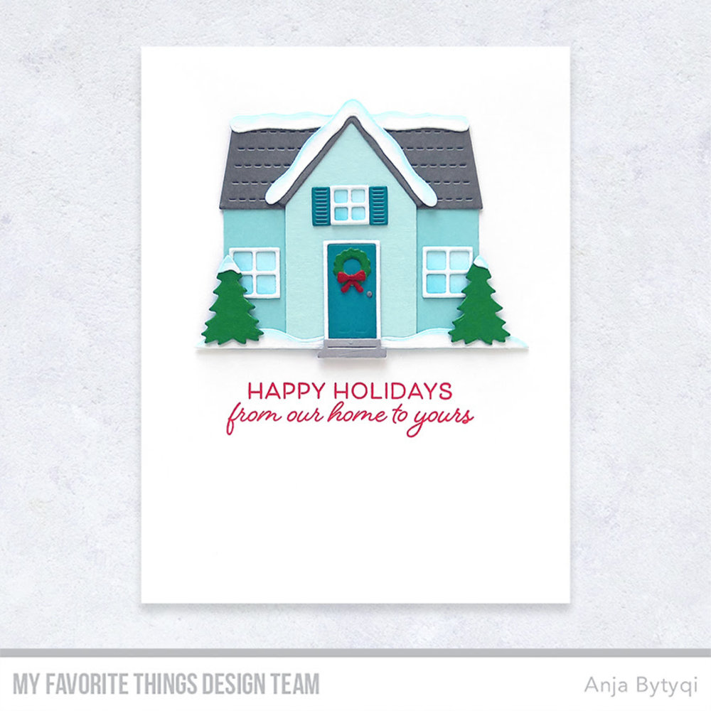 My Favorite Things Home for the Holidays Clear Stamps (CS-731) (OUTLET)
