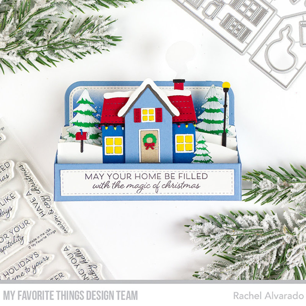 My Favorite Things Home for the Holidays Clear Stamps (CS-731) (OUTLET)