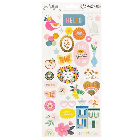 American Crafts Jen Hadfield Stardust 6x12 Inch Stickers (77pcs) (34013809) (OUTLET) American Crafts Jen Hadfield Stardust 6x12 Inch Stickers (77pcs) (34013809) (OUTLET)