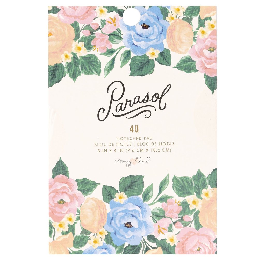 American Crafts Maggie Holmes Parasol 3x4 Inch Notecard Pad (40pcs) (34013908) (OUTLET) American Crafts Maggie Holmes Parasol 3x4 Inch Notecard Pad (40pcs) (34013908) (OUTLET)