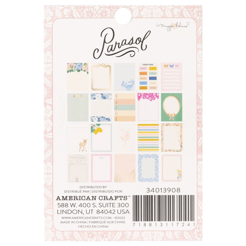American Crafts Maggie Holmes Parasol 3x4 Inch Notecard Pad (40pcs) (34013908) (OUTLET) American Crafts Maggie Holmes Parasol 3x4 Inch Notecard Pad (40pcs) (34013908) (OUTLET)