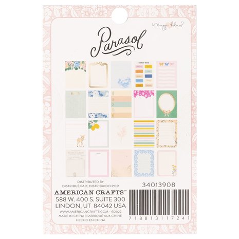 American Crafts Maggie Holmes Parasol 3x4 Inch Notecard Pad (40pcs) (34013908) (OUTLET) American Crafts Maggie Holmes Parasol 3x4 Inch Notecard Pad (40pcs) (34013908) (OUTLET)