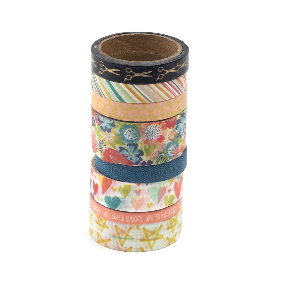 American Crafts Vicki Boutin Print Shop Washi Tape Spools (8pcs) (34013849) (OUTLET) American Crafts Vicki Boutin Print Shop Washi Tape Spools (8pcs) (34013849) (OUTLET)
