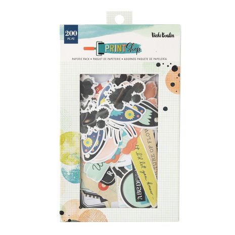 American Crafts Vicki Boutin Print Shop Paperie Pack (200pcs) (34013951) (OUTLET)