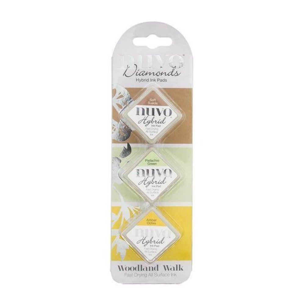 Nuvo Diamond Hybrid Ink Pads Wooldand Walk (85N) (DISCONTINUED) Nuvo Diamond Hybrid Ink Pads Wooldand Walk (85N) (DISCONTINUED)