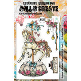 Aall and Create Stamp Set A5 On Golden Poles (AALL-TP-827) (DISCONTINUED)