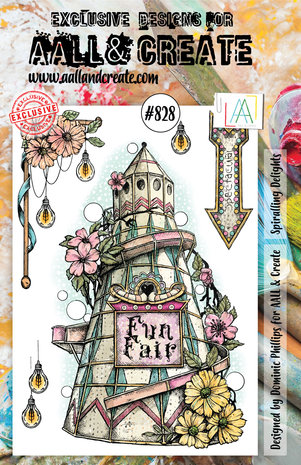 Aall and Create Stamp Set A5 Spiralling Delights (AALL-TP-828) (DISCONTINUED) Aall and Create Stamp Set A5 Spiralling Delights (AALL-TP-828) (DISCONTINUED)