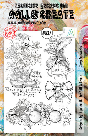 Aall and Create Stamp Set A5 Sassy Accessories (AALL-TP-837) (DISCONTINUED) Aall and Create Stamp Set A5 Sassy Accessories (AALL-TP-837) (DISCONTINUED)