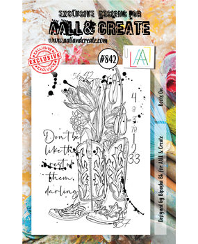 Aall and Create Stamp Set A7 Boots On (AALL-TP-842) (DISCONTINUED)