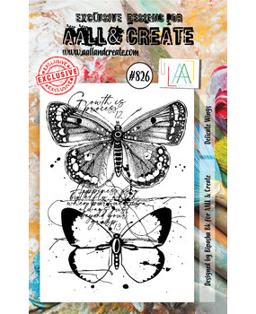 Aall and Create Stamp Set A7 Delicate Wings (AALL-TP-826) (DISCONTINUED)