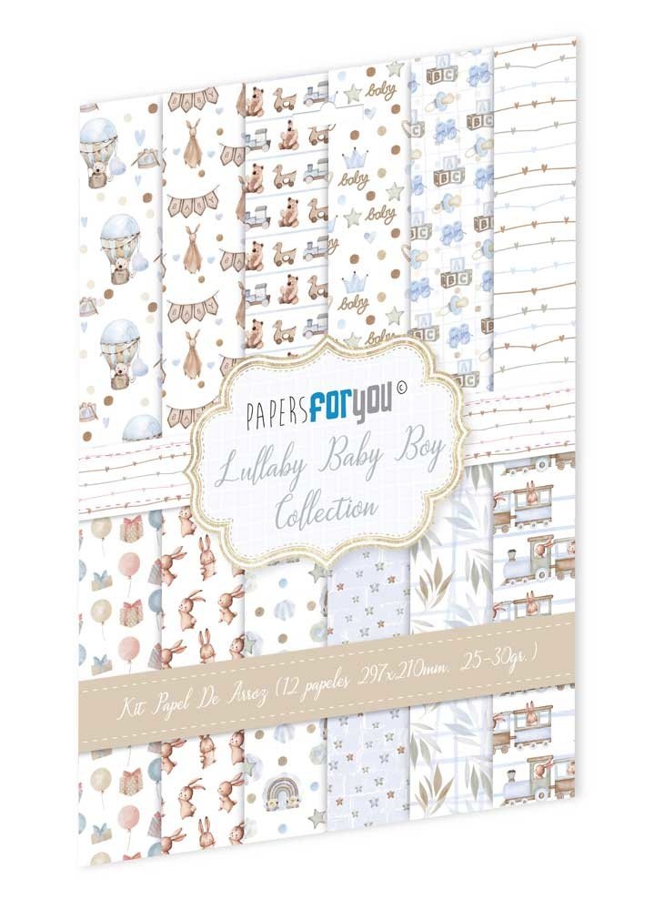Papers For You Lullaby Baby Boy Rice Paper Kit (12 pcs) (PFY-11203) (DISCONTINUED) Papers For You Lullaby Baby Boy Rice Paper Kit (12 pcs) (PFY-11203) (DISCONTINUED)