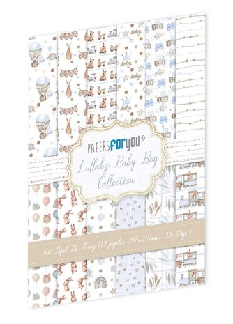 Papers For You Lullaby Baby Boy Rice Paper Kit (12 pcs) (PFY-11203) (DISCONTINUED) Papers For You Lullaby Baby Boy Rice Paper Kit (12 pcs) (PFY-11203) (DISCONTINUED)