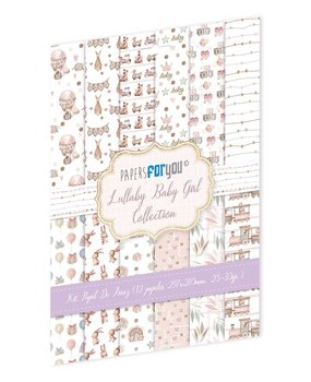 Papers For You Lullaby Baby Girl Rice Paper Kit (12 pcs) (PFY-11202) (DISCONTINUED)
