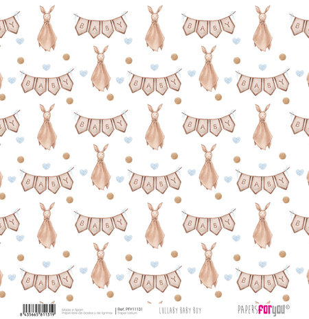 Papers For You Lullaby Baby Boy Vellum Paper Pack (6pcs) (PFY-11128) (DISCONTINUED)