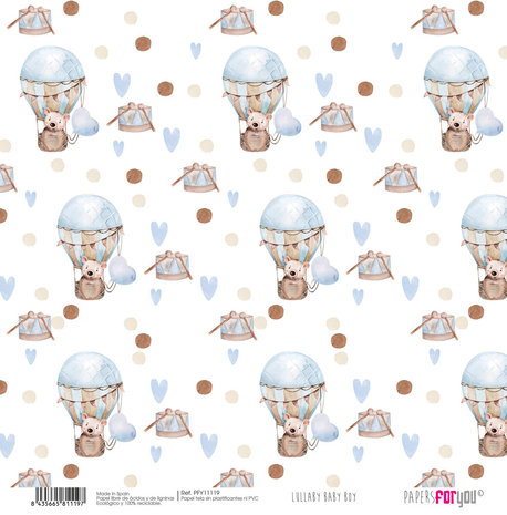 Papers For You Lullaby Baby Boy Canvas Scrap Pack (8pcs) (PFY-11118) (DISCONTINUED) Papers For You Lullaby Baby Boy Canvas Scrap Pack (8pcs) (PFY-11118) (DISCONTINUED)