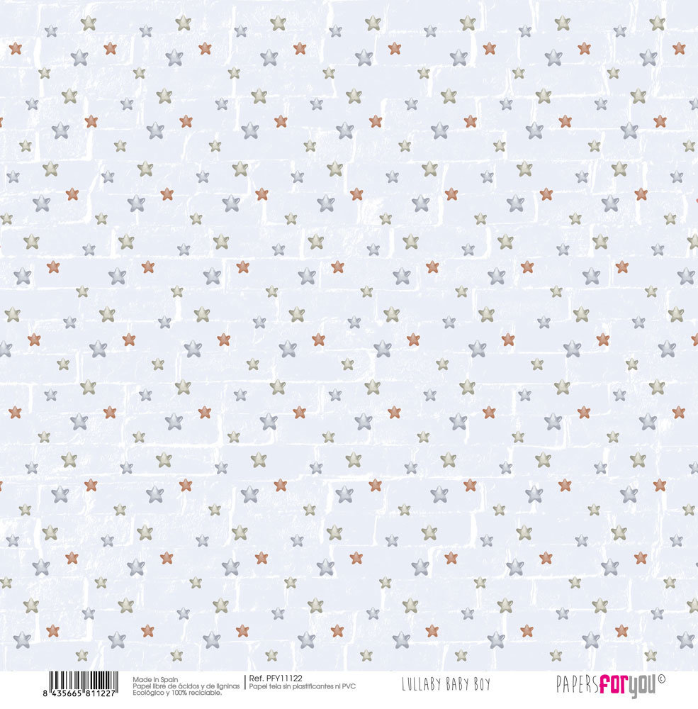 Papers For You Lullaby Baby Boy Canvas Scrap Pack (8pcs) (PFY-11118) (DISCONTINUED) Papers For You Lullaby Baby Boy Canvas Scrap Pack (8pcs) (PFY-11118) (DISCONTINUED)