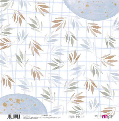 Papers For You Lullaby Baby Boy Canvas Scrap Pack (8pcs) (PFY-11118) (DISCONTINUED) Papers For You Lullaby Baby Boy Canvas Scrap Pack (8pcs) (PFY-11118) (DISCONTINUED)