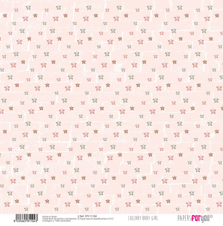 Papers For You Lullaby Baby Girl Canvas Scrap Pack (8pcs) (PFY-11101) (DISCONTINUED) Papers For You Lullaby Baby Girl Canvas Scrap Pack (8pcs) (PFY-11101) (DISCONTINUED)