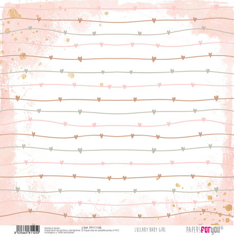 Papers For You Lullaby Baby Girl Canvas Scrap Pack (8pcs) (PFY-11101) (DISCONTINUED) Papers For You Lullaby Baby Girl Canvas Scrap Pack (8pcs) (PFY-11101) (DISCONTINUED)