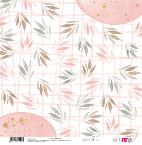 Papers For You Lullaby Baby Girl Canvas Scrap Pack (8pcs) (PFY-11101) (DISCONTINUED) Papers For You Lullaby Baby Girl Canvas Scrap Pack (8pcs) (PFY-11101) (DISCONTINUED)