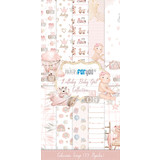 Papers For You Lullaby Baby Girl Slim Scrap Paper Pack (10pcs) (PFY-11138) (DISCONTINUED)