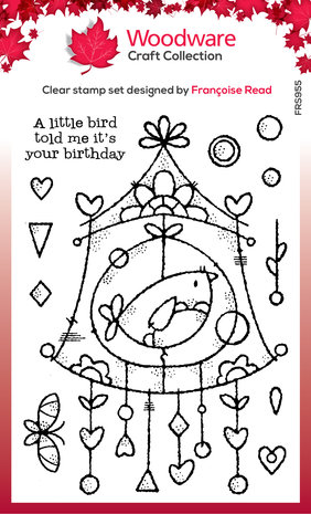 Woodware Wire Birdhouse Clear Stamps (FRS955) (OUTLET) Woodware Wire Birdhouse Clear Stamps (FRS955) (OUTLET)