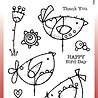 Woodware It's A Bird-Day Clear Stamps (FRS958) (OUTLET) Woodware It's A Bird-Day Clear Stamps (FRS958) (OUTLET)