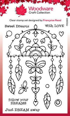 Woodware Garden Dream Catcher Clear Stamps (FRS960) (OUTLET) Woodware Garden Dream Catcher Clear Stamps (FRS960) (OUTLET)