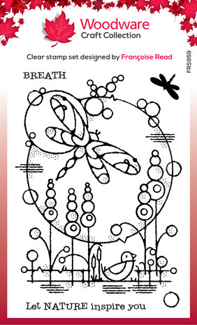 Woodware Dragonfly Pond Clear Stamps (FRS959) (OUTLET) Woodware Dragonfly Pond Clear Stamps (FRS959) (OUTLET)