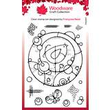 Woodware Bird Circle Clear Stamps (FRS957) (OUTLET)