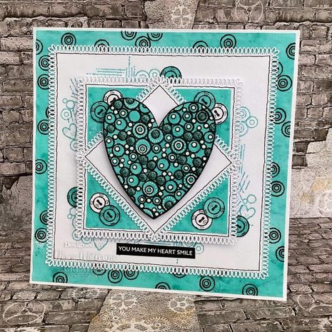 Woodware Bubble Heart Clear Stamps (FRS964) (OUTLET) Woodware Bubble Heart Clear Stamps (FRS964) (OUTLET)