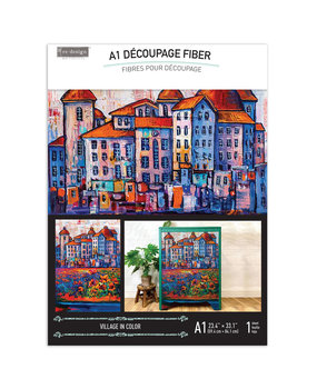 Re-Design with Prima Village In Color A1 Decoupage Fiber (1pcs) (660499) (DISCONTINUED)