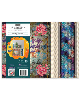 Re-Design with Prima Cece Lovely Stiches 19.5x30 Inch Tissue Paper (1pcs) (660406) (DISCONTINUED)