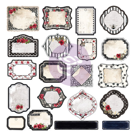 Prima Marketing Magnolia Rouge Tags (40pcs) (658250) (DISCONTINUED) Prima Marketing Magnolia Rouge Tags (40pcs) (658250) (DISCONTINUED)