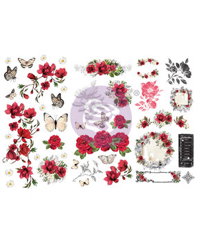 Prima Marketing Magnolia Rouge Rub On Transfers (3sheets) (658281) (DISCONTINUED) Prima Marketing Magnolia Rouge Rub On Transfers (3sheets) (658281) (DISCONTINUED)