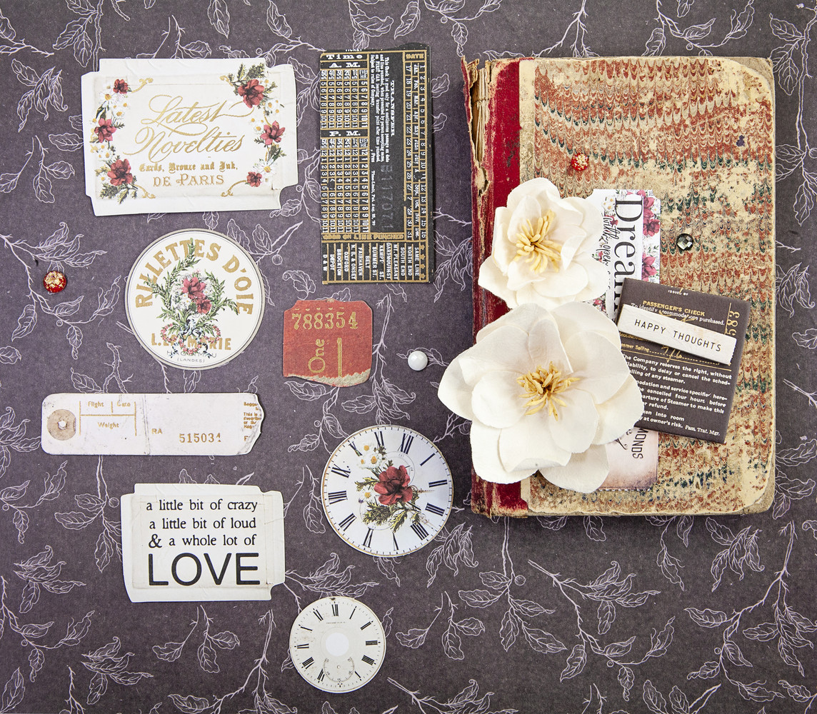 Prima Marketing Magnolia Rouge Ephemera (48pcs) (658236) (DISCONTINUED)