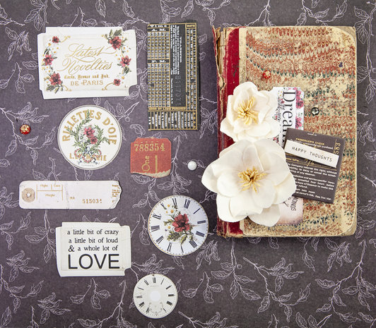 Prima Marketing Magnolia Rouge Ephemera (48pcs) (658236) (DISCONTINUED)