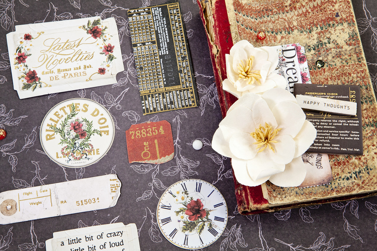 Prima Marketing Magnolia Rouge Ephemera (48pcs) (658236) (DISCONTINUED)