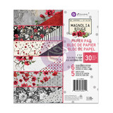 Prima Marketing Magnolia Rouge 6x6 Inch Paper Pad (658212) (DISCONTINUED)
