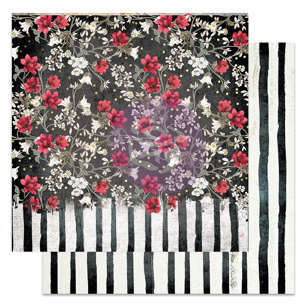 Prima Marketing Magnolia Rouge 12x12 Inch Paper Pad (658205) (DISCONTINUED)