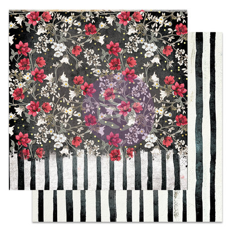 Prima Marketing Magnolia Rouge 12x12 Inch Paper Pad (658205) (DISCONTINUED)