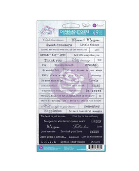Prima Marketing Aquarelle Dreams Chipboard Stickers (49pcs) (659394) (DISCONTINUED) Prima Marketing Aquarelle Dreams Chipboard Stickers (49pcs) (659394) (DISCONTINUED)