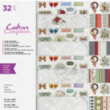 Crafter's Companion Make and Send Christmas 12x12 Inch Card Making Pad (CC-PAD12-MAS-XMAS) (OUTLET)